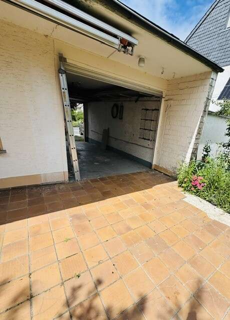Garage vom Garten Reihenmittelhaus Niederkassel / Rheidt