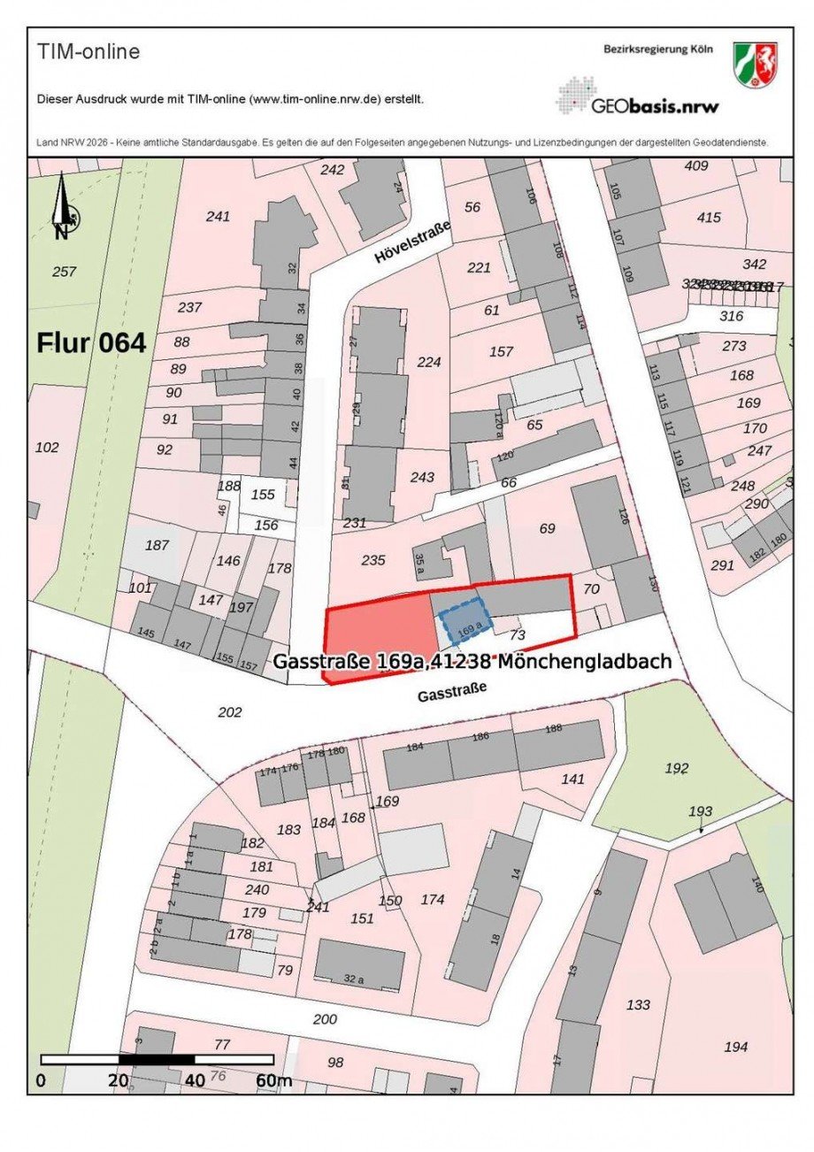 Flurkarte Mehrfamilienhaus M�nchengladbach