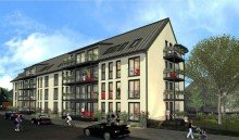 Gasstra�e Visualsierung Sofortiger Projektstart: Genehmigtes Wohnbauprojekt zum Top-Preis -299 EUR/m� WFL
