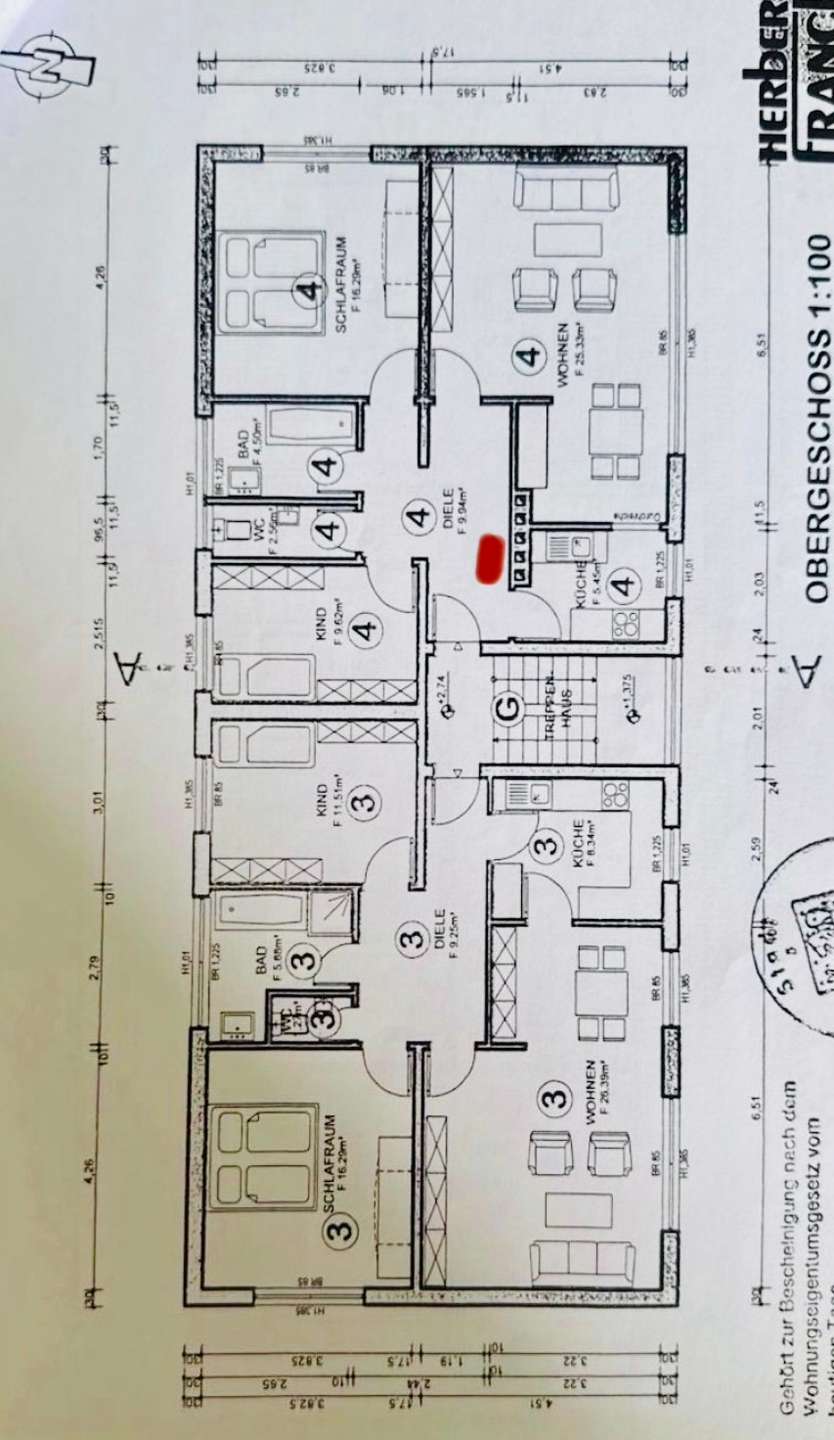 Grundriss Wohnung Wohnung Stolberg (Rheinland)