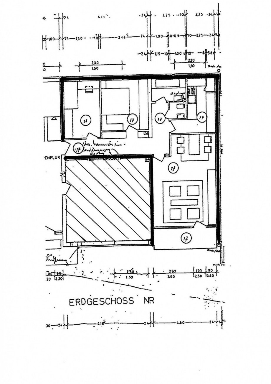 Grundriss Wohnung Erdgeschosswohnung Aachen / Rothe Erde
