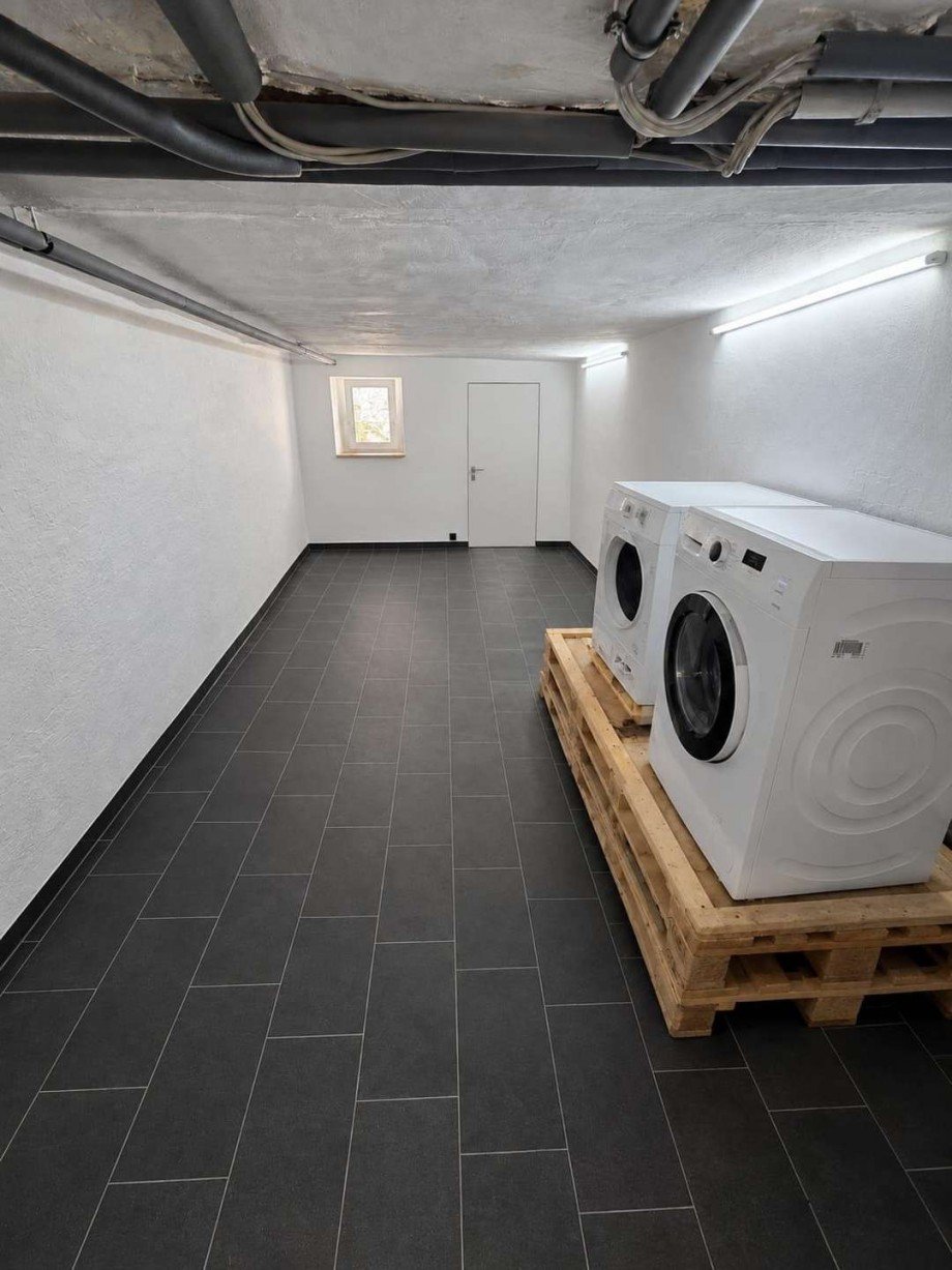 Waschk�che m Ausgang zum Garten Reihenmittelhaus Eschweiler