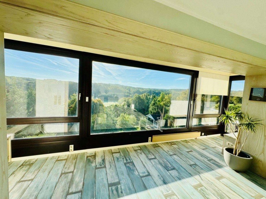 EG Ausblick Wohnzimmer Zweifamilienhaus Langerwehe