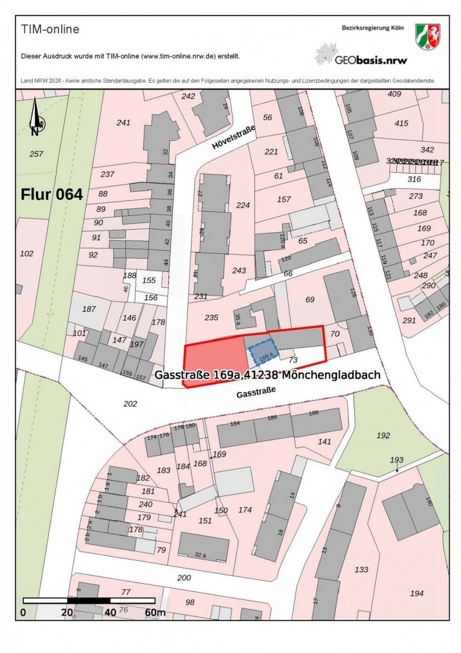 Flurkarte Mehrfamilienhaus M�nchengladbach