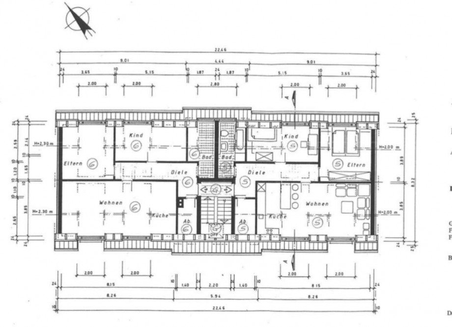 Grundriss EG Wohnung Alsdorf