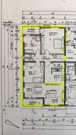 Grundriss Wohnraum (1) Erdgeschosswohnung D�ren / G�rzenich