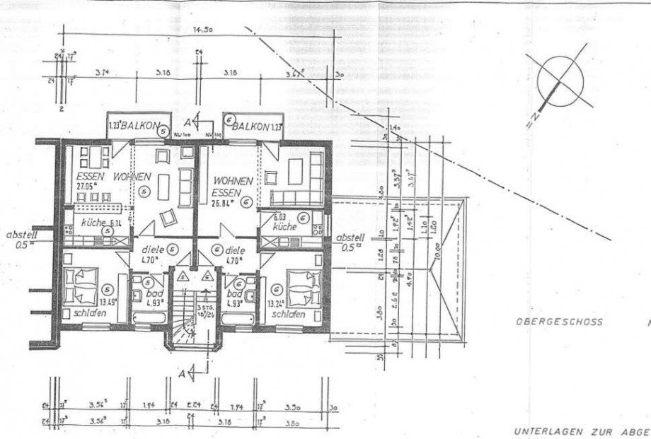 Grundrisse OG Wohnung Alsdorf